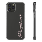 Punjaban clear phone case