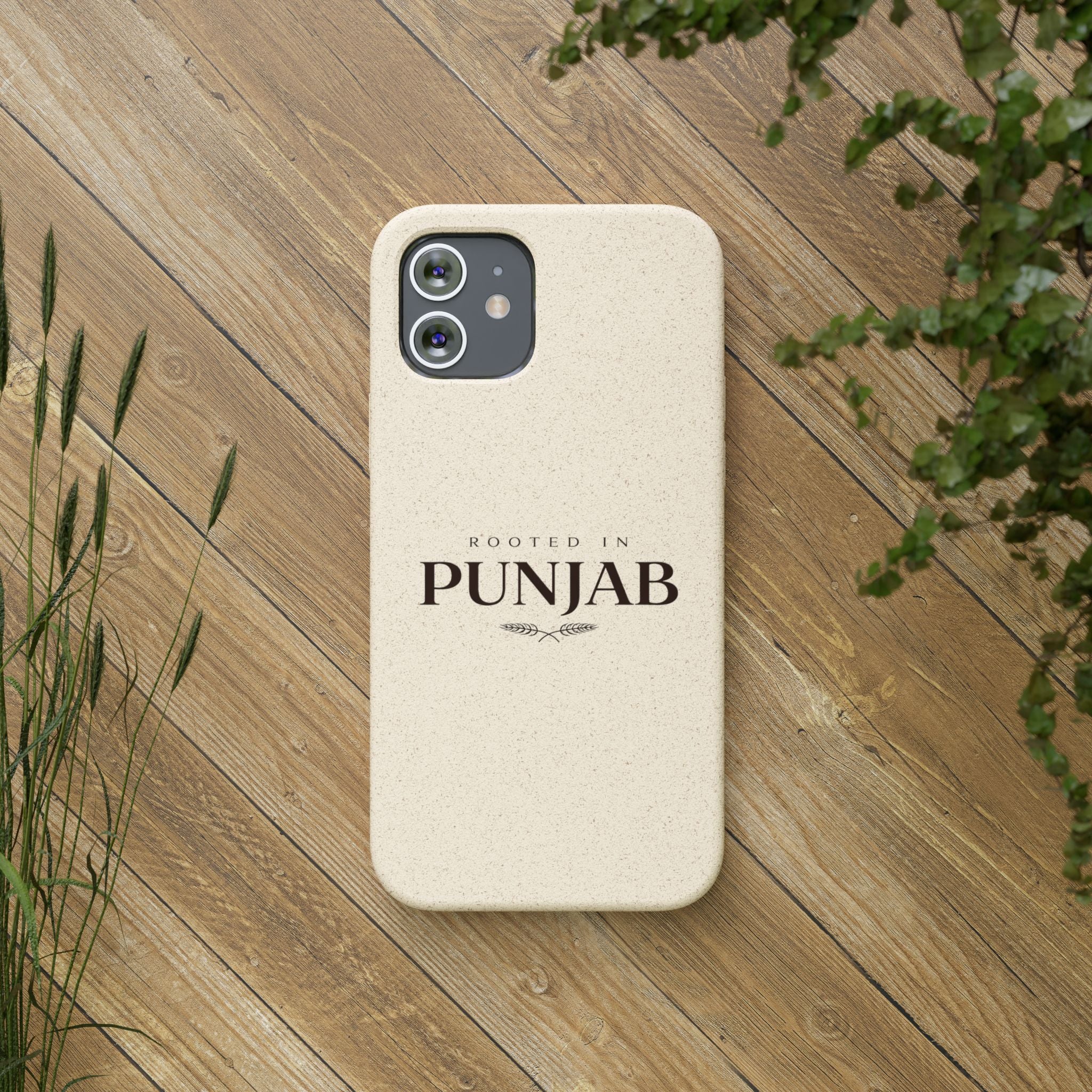 Rooted In Punjab Biodegradable Phone Case