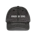 Embroidered "Singh is King" Cap
