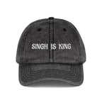 Embroidered "Singh is King" Cap
