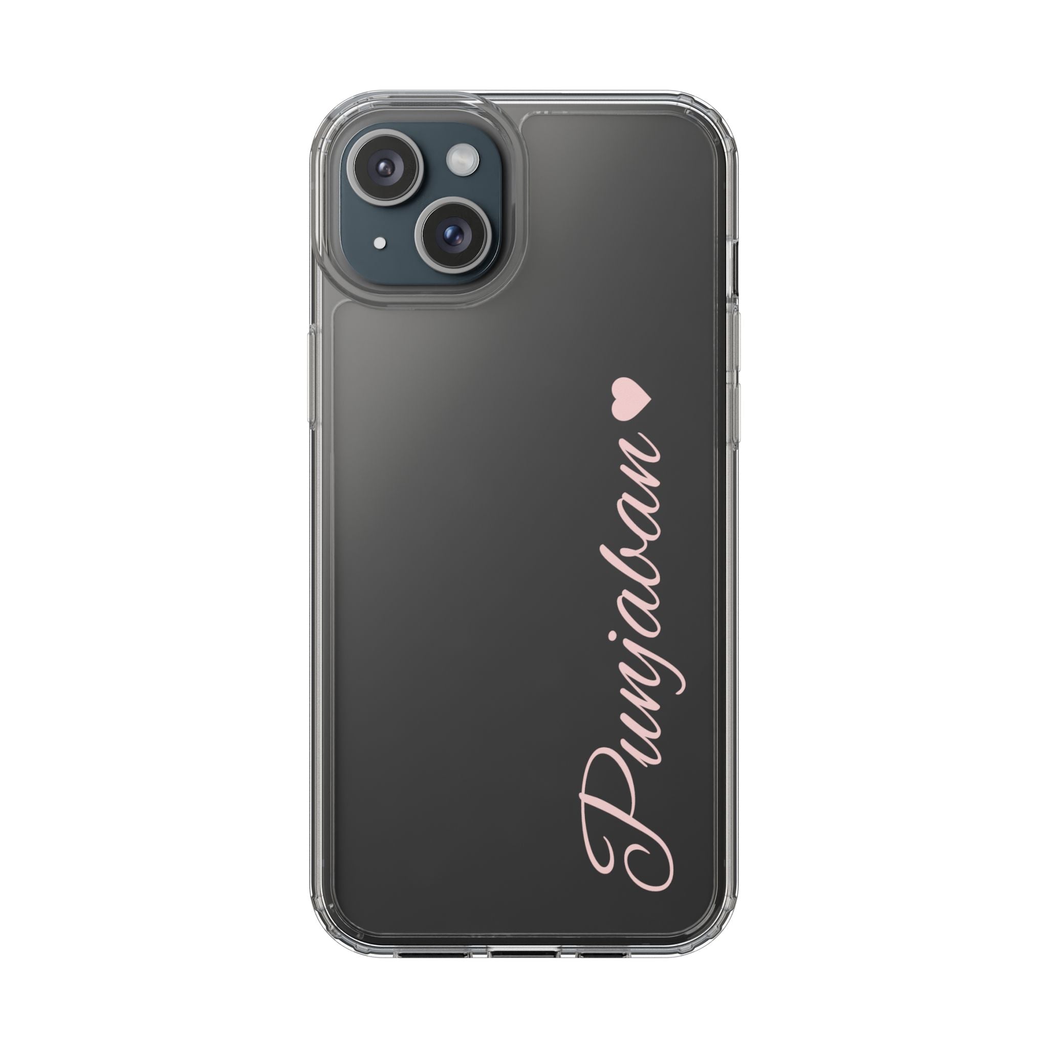 Punjaban clear phone case