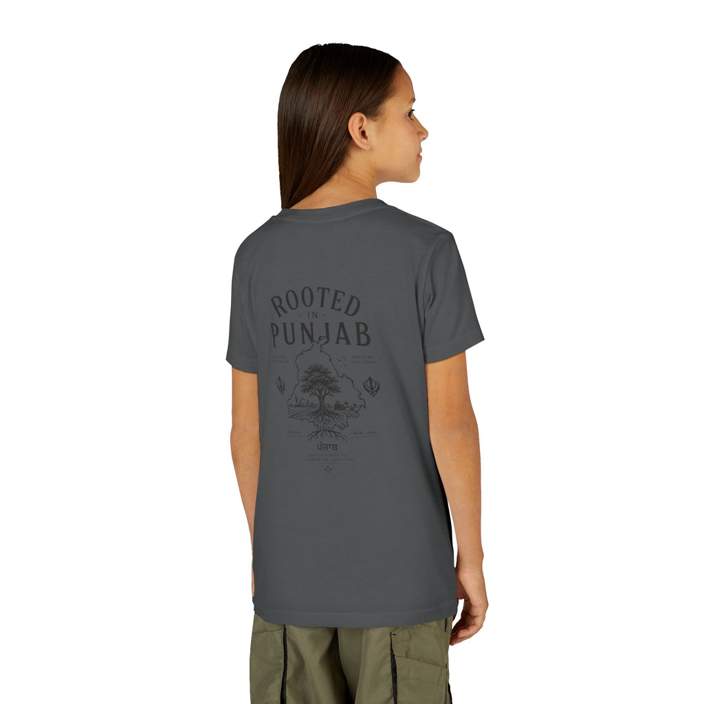 Junior "Rooted in Punjab" T shirt