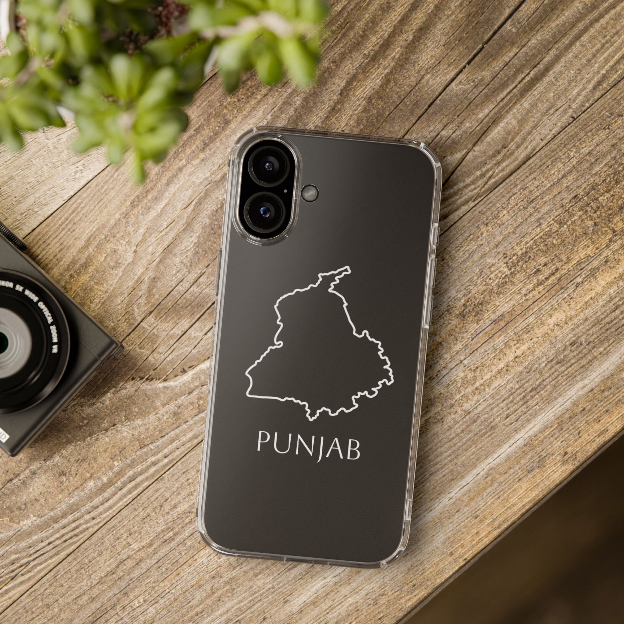 Punjab Clear Impact-Resistant Phone Case