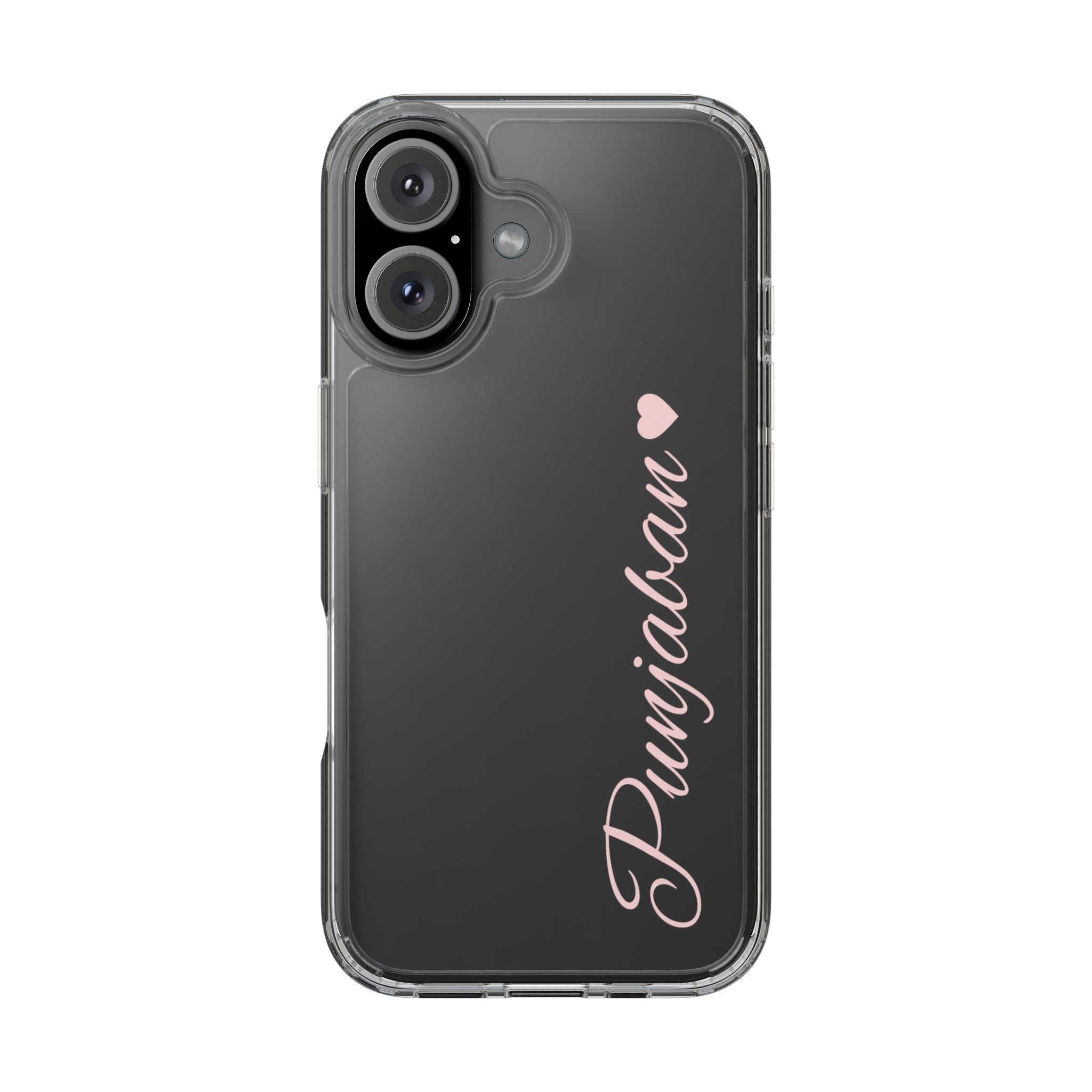 Punjaban clear phone case