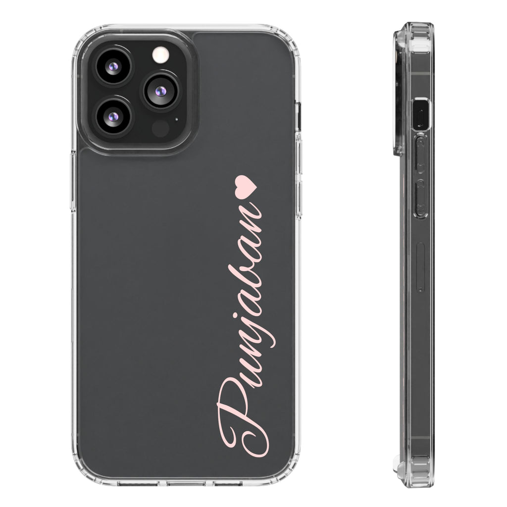 Punjaban clear phone case