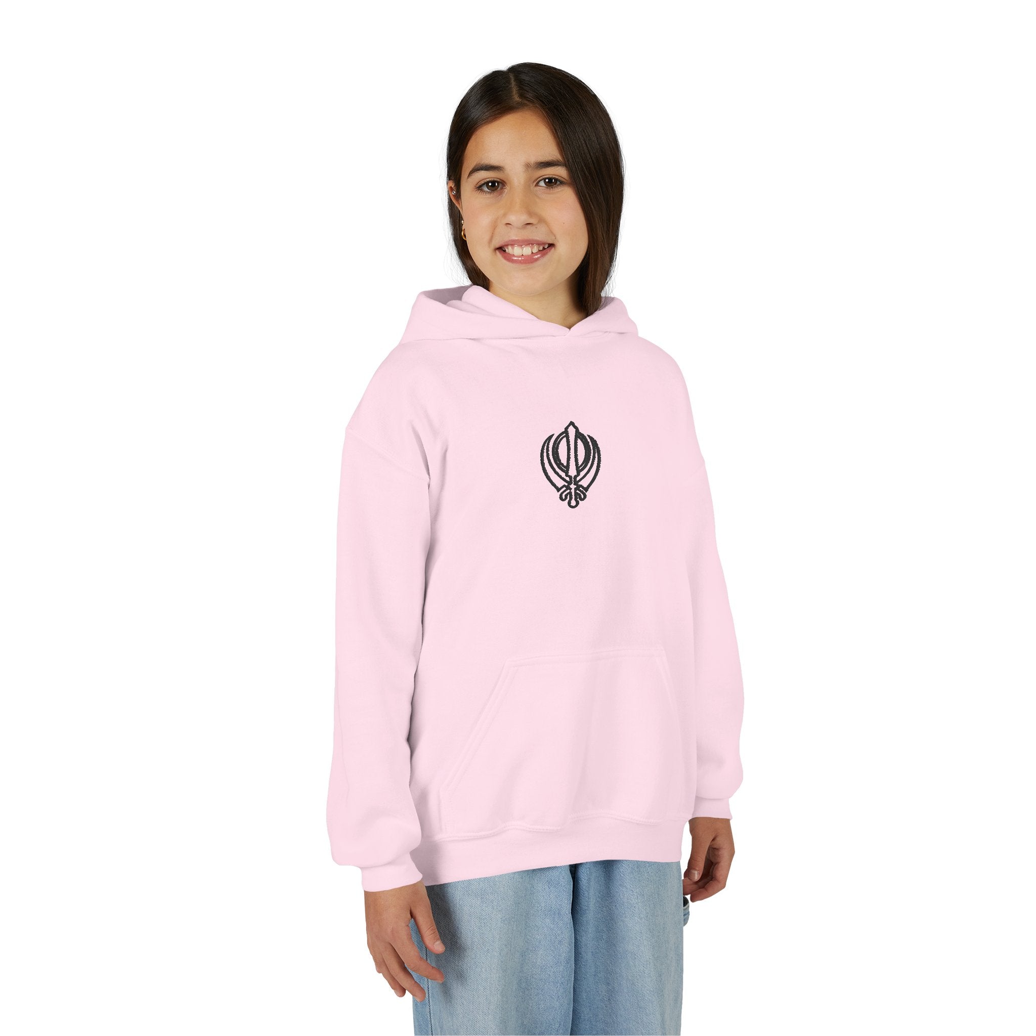 Embroidered Junior Khanda Hoodie
