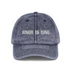 Embroidered "Singh is King" Cap