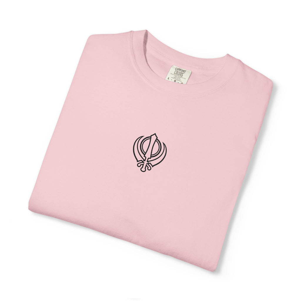 Embroidered Khanda unisex T Shirt