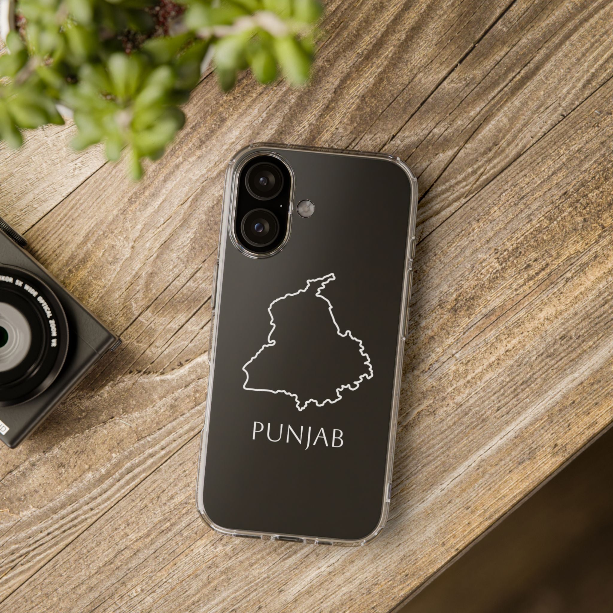 Punjab Clear Impact-Resistant Phone Case