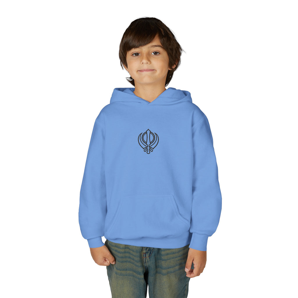 Embroidered Junior Khanda Hoodie