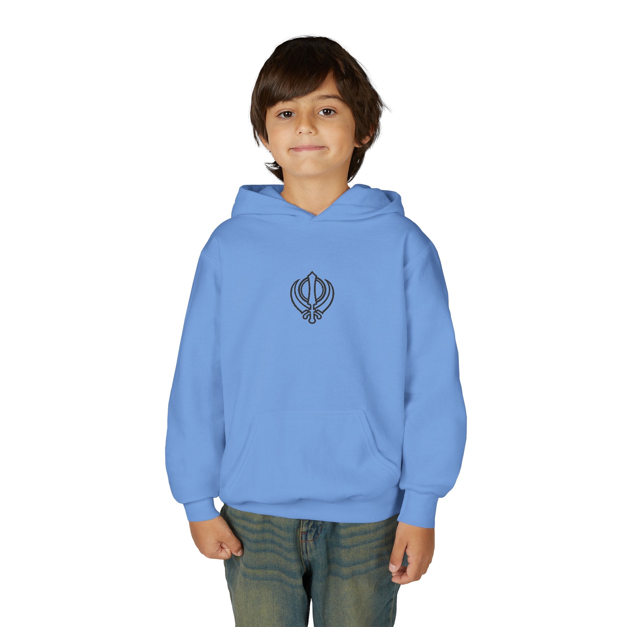 Embroidered Junior Khanda Hoodie