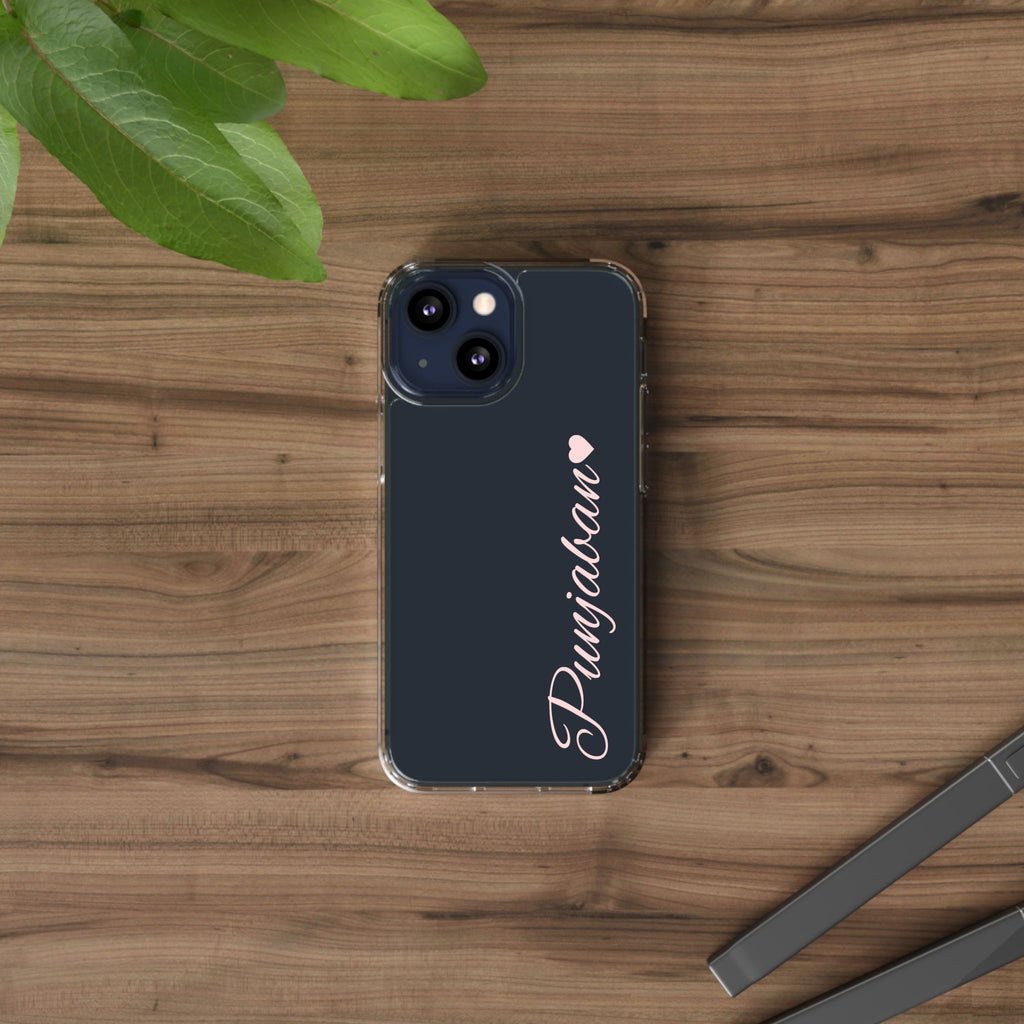 Punjaban clear phone case