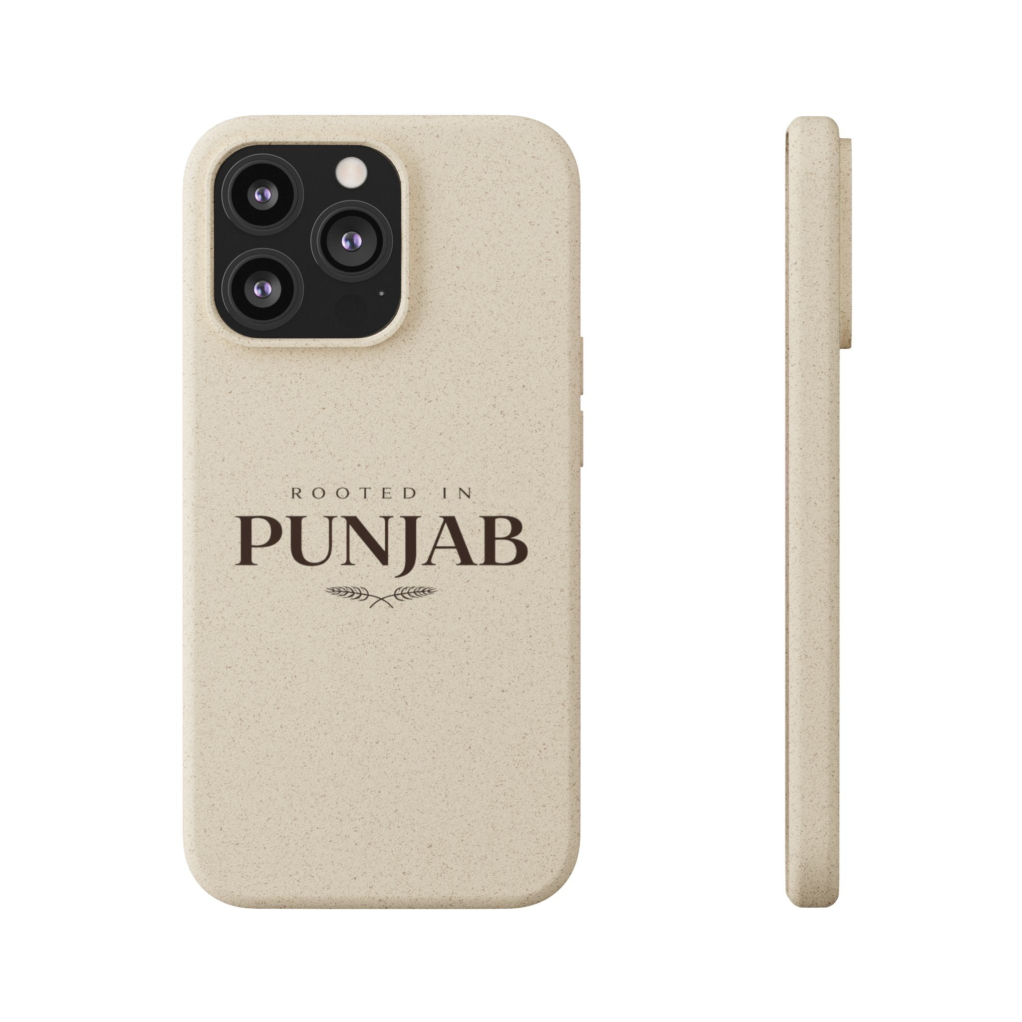 Rooted In Punjab Biodegradable Phone Case