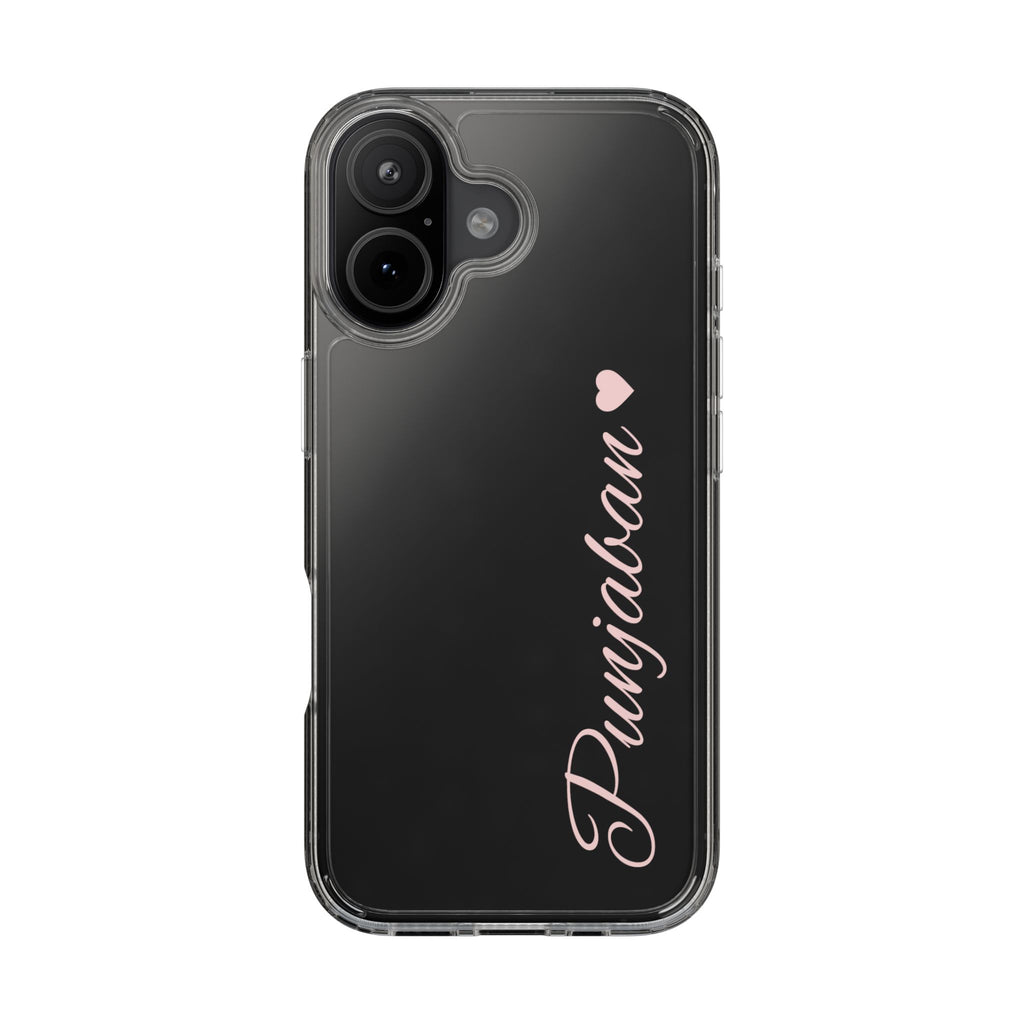 Punjaban clear phone case