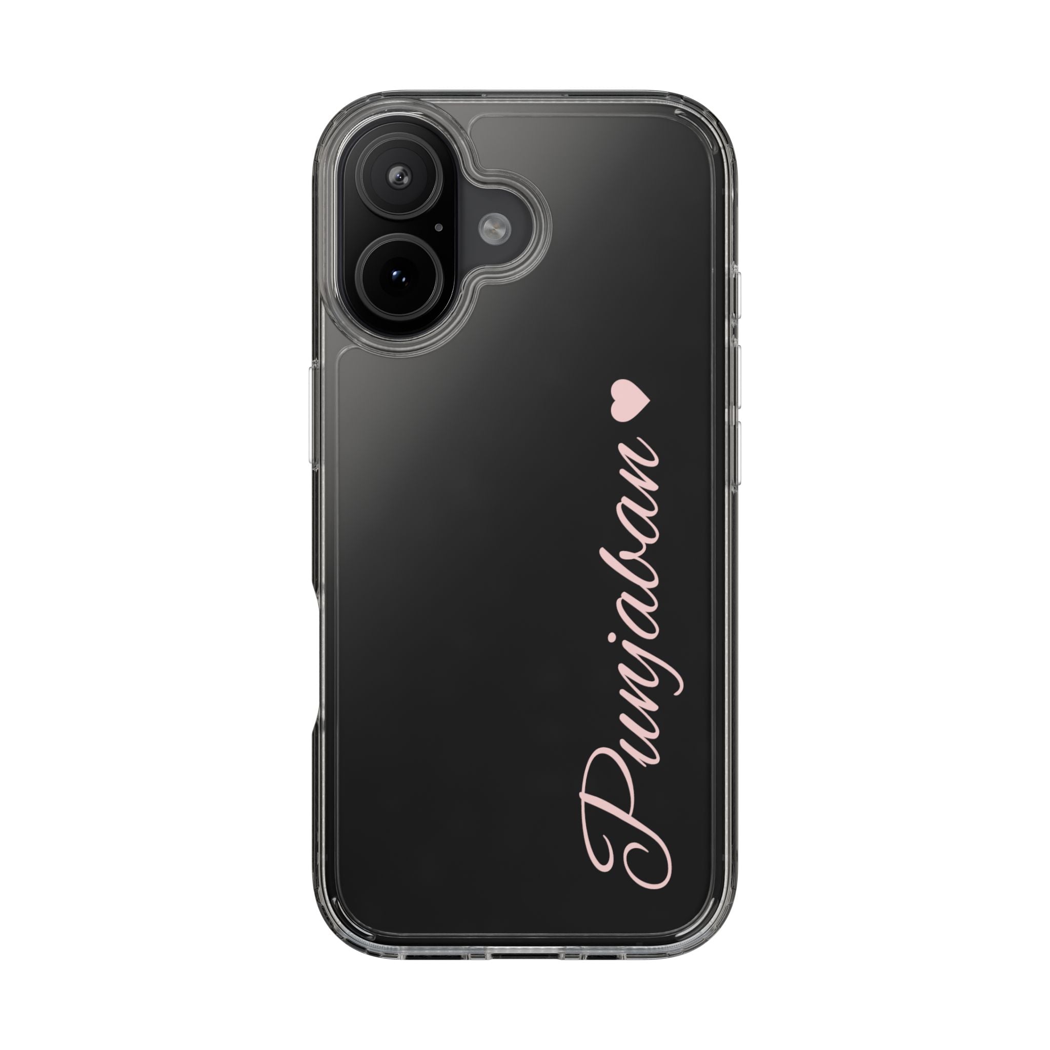 Punjaban clear phone case