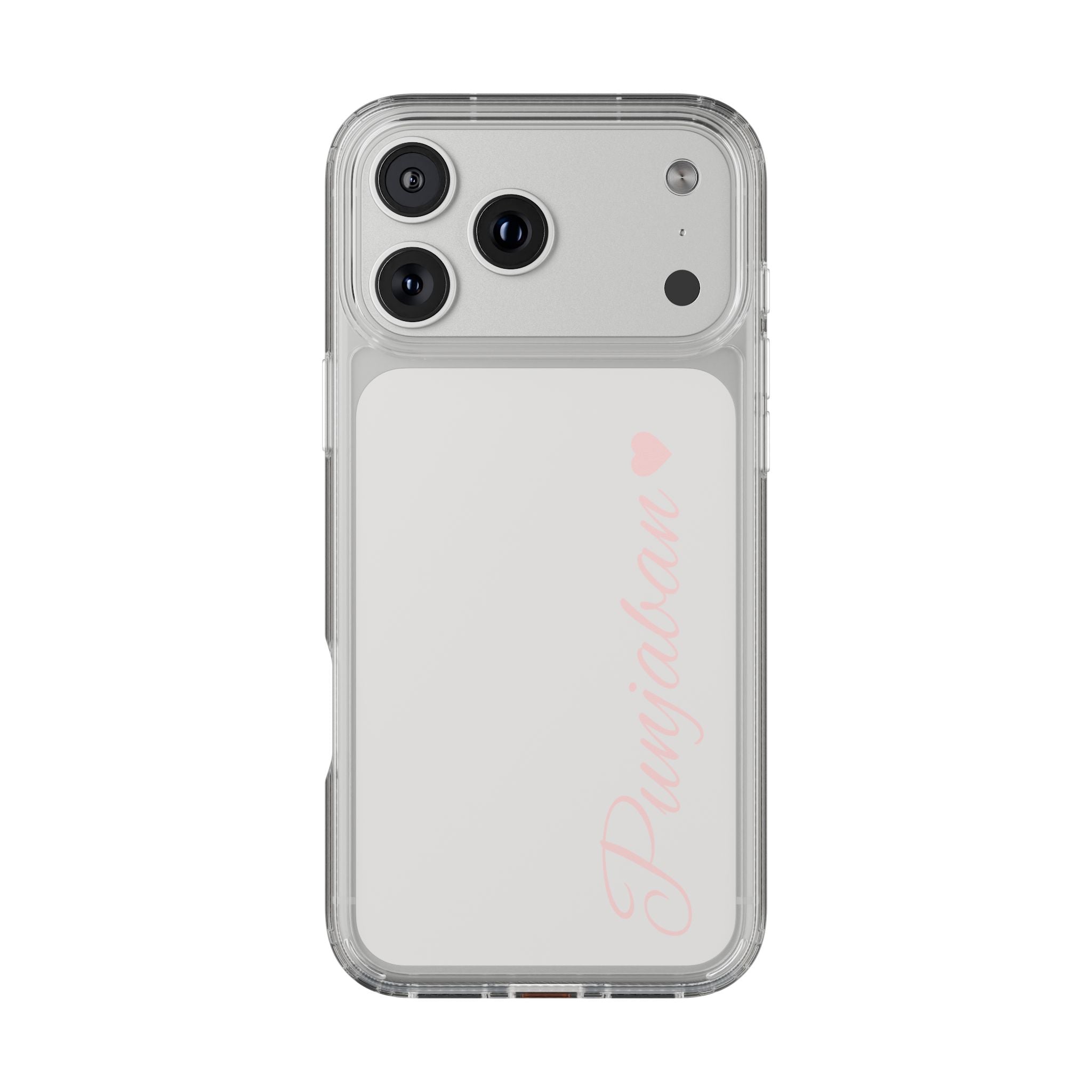 Punjaban clear phone case