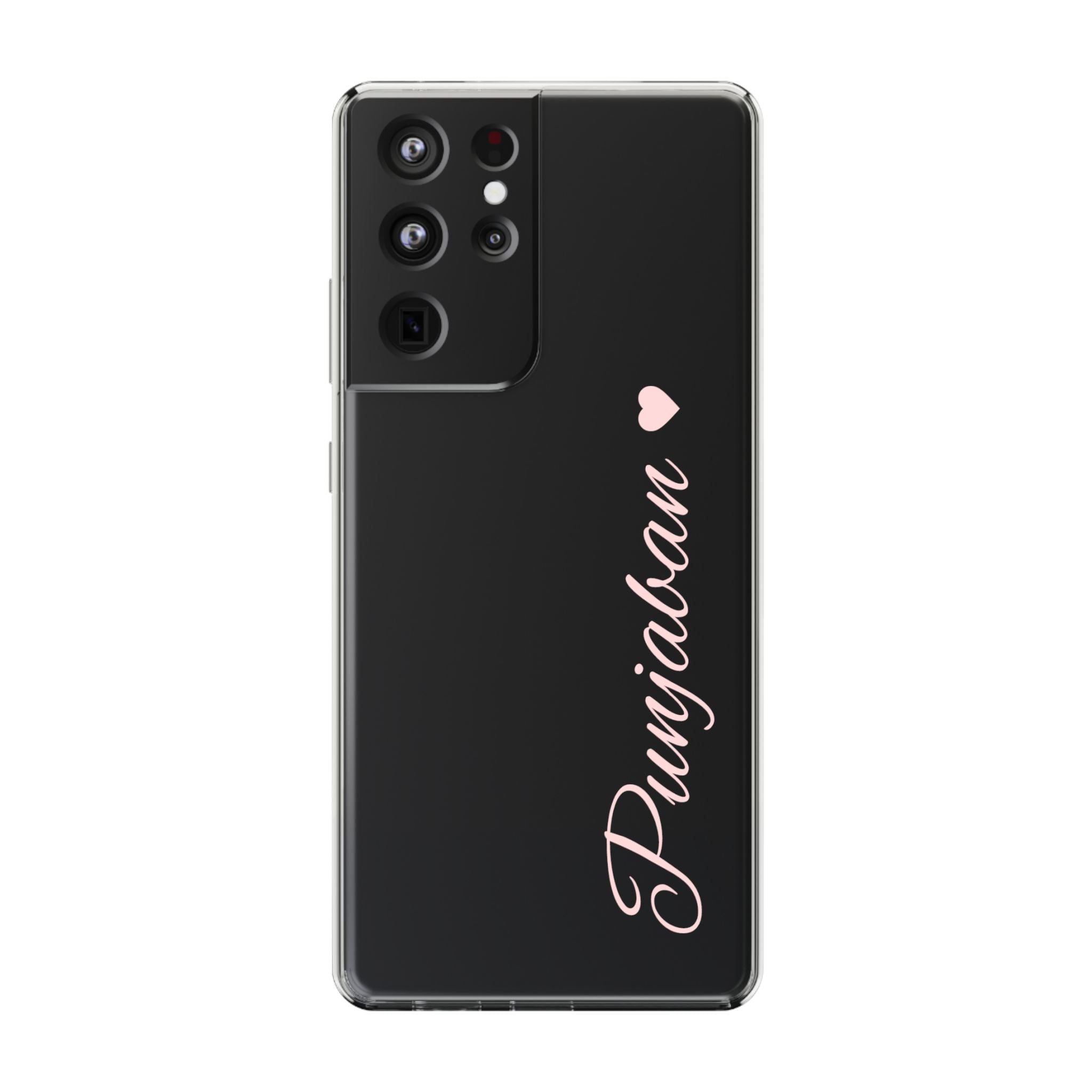 Punjaban clear phone case
