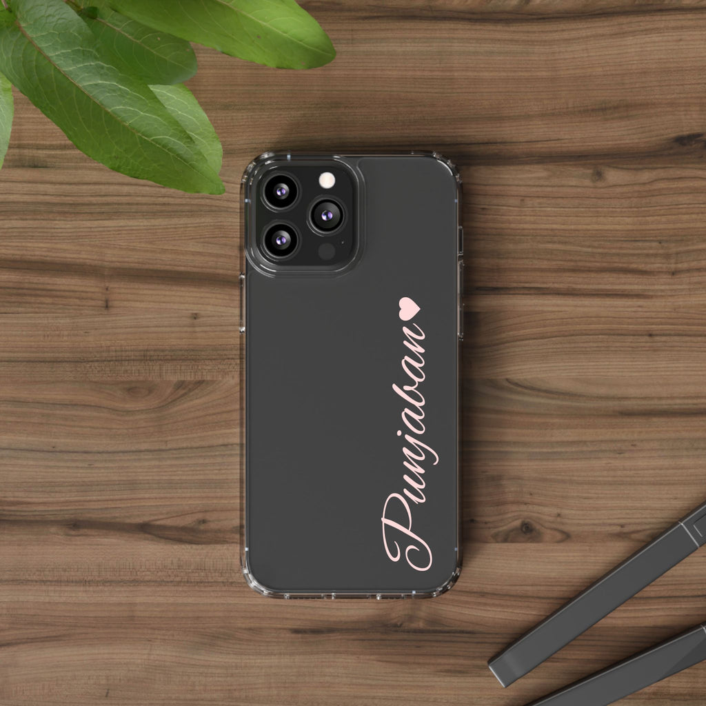 Punjaban clear phone case