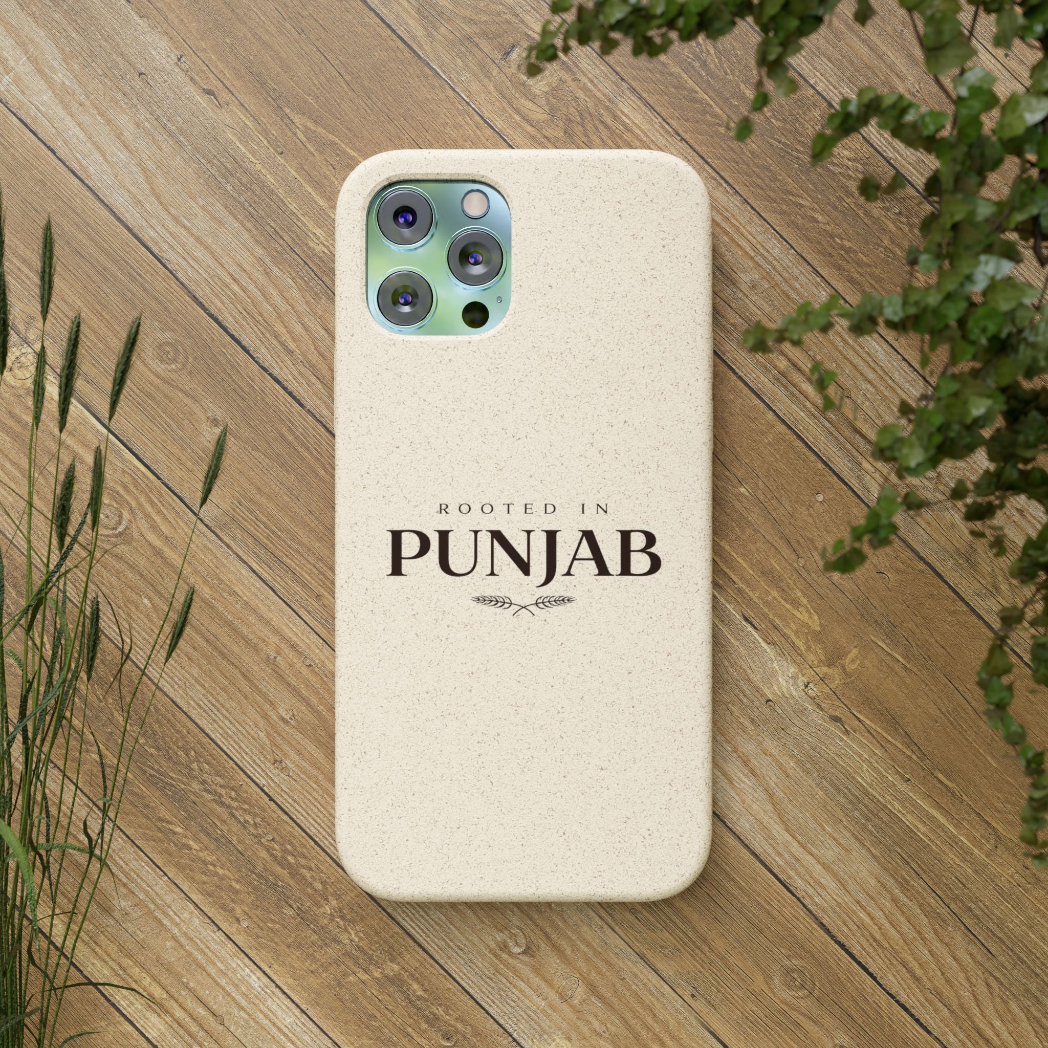 Rooted In Punjab Biodegradable Phone Case