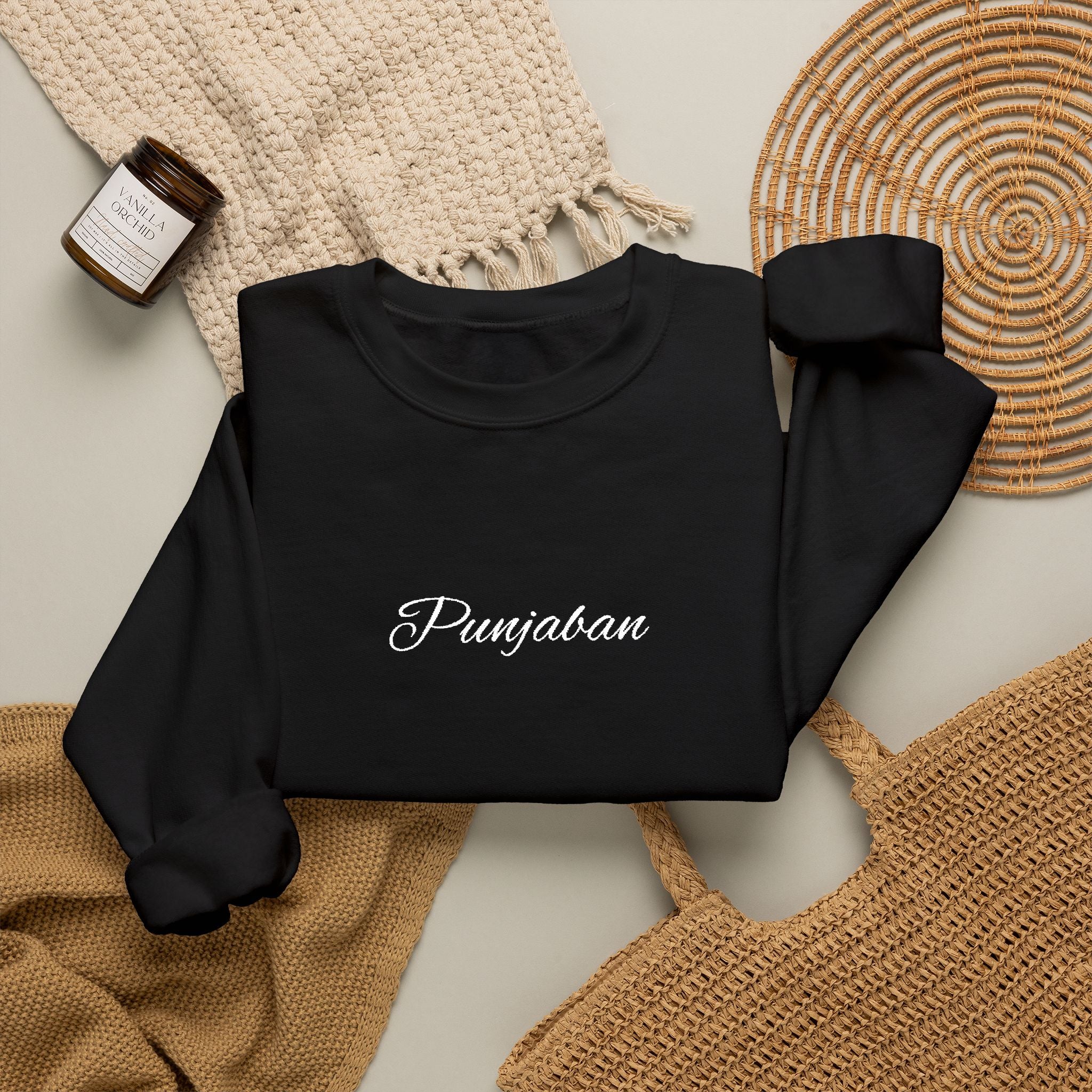 Embroidered Punjaban Sweatshirt