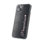 Punjaban clear phone case