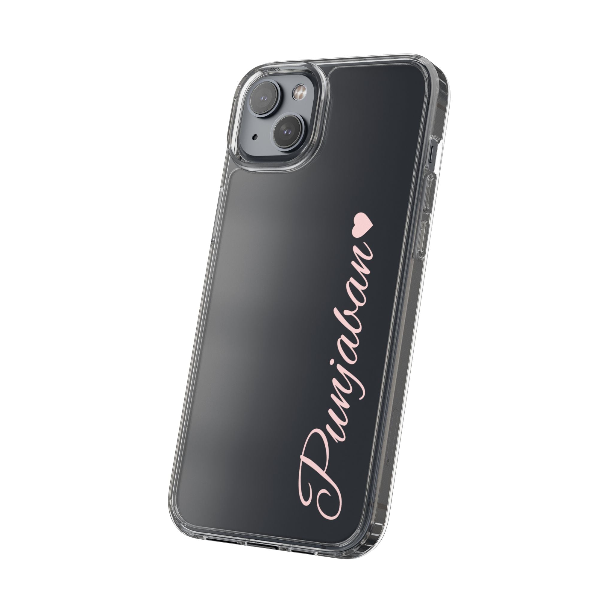 Punjaban clear phone case