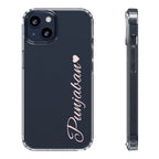 Punjaban clear phone case