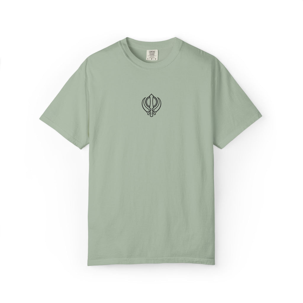 Embroidered Khanda unisex T Shirt