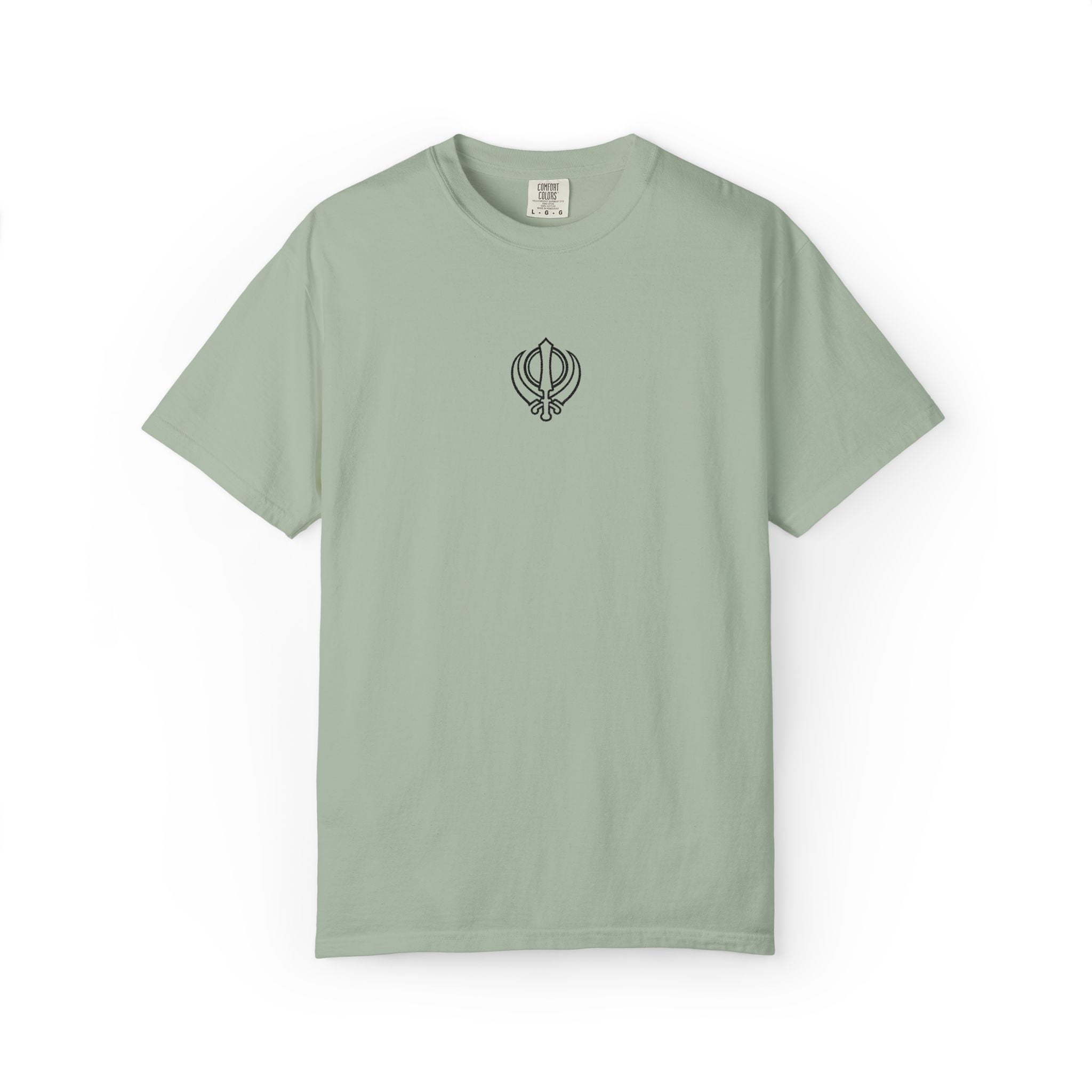 Embroidered Khanda unisex T Shirt
