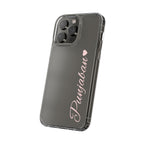 Punjaban clear phone case
