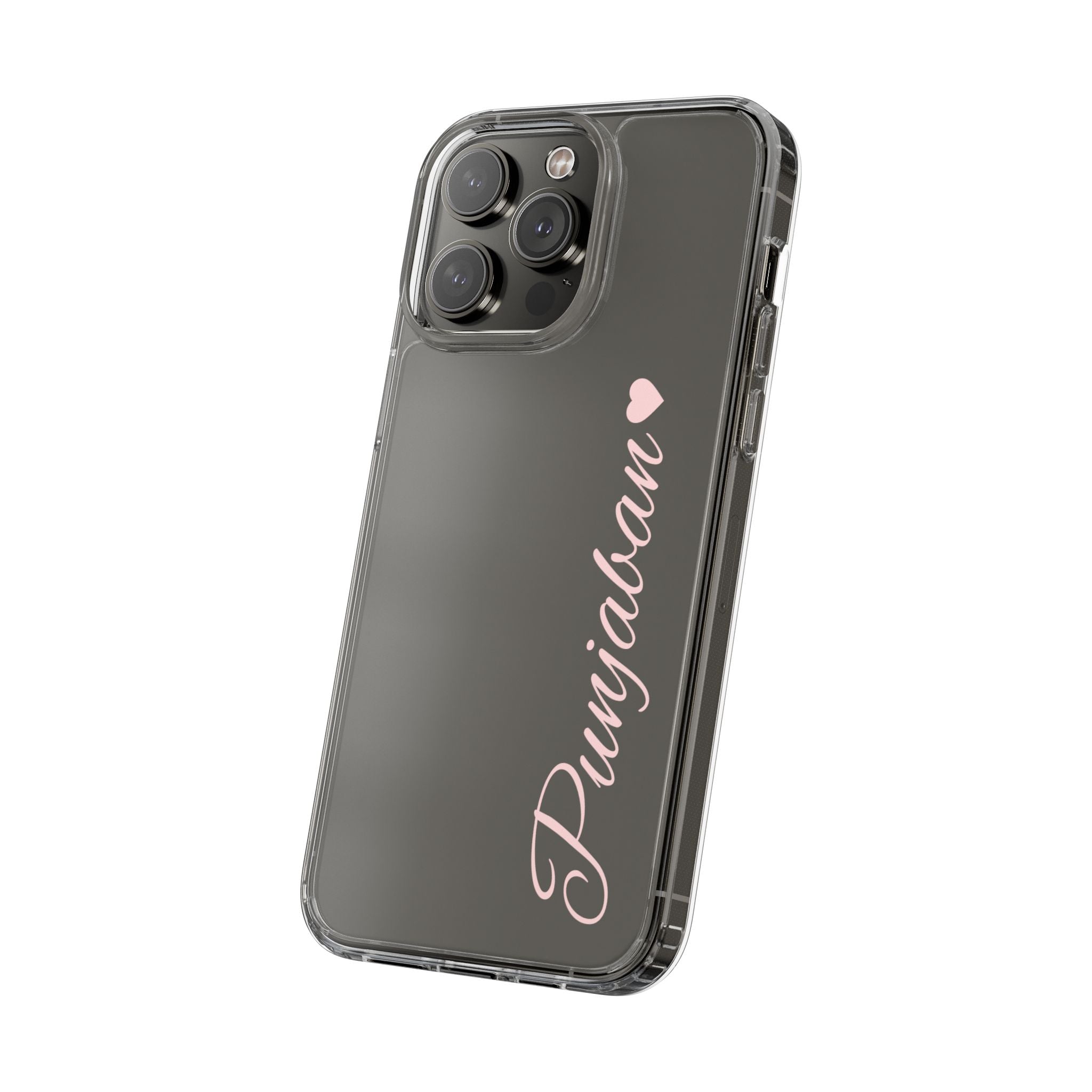 Punjaban clear phone case