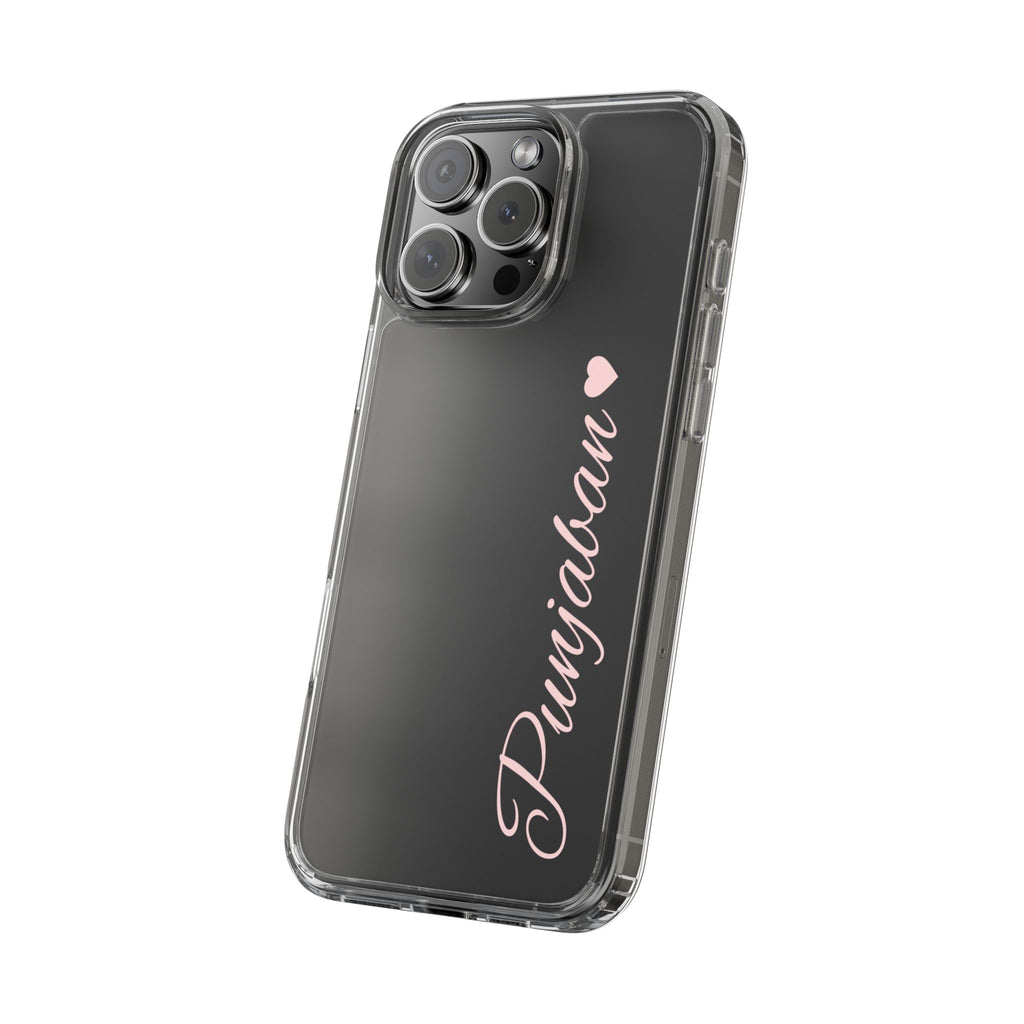 Punjaban clear phone case
