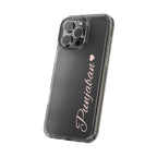 Punjaban clear phone case