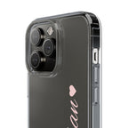Punjaban clear phone case