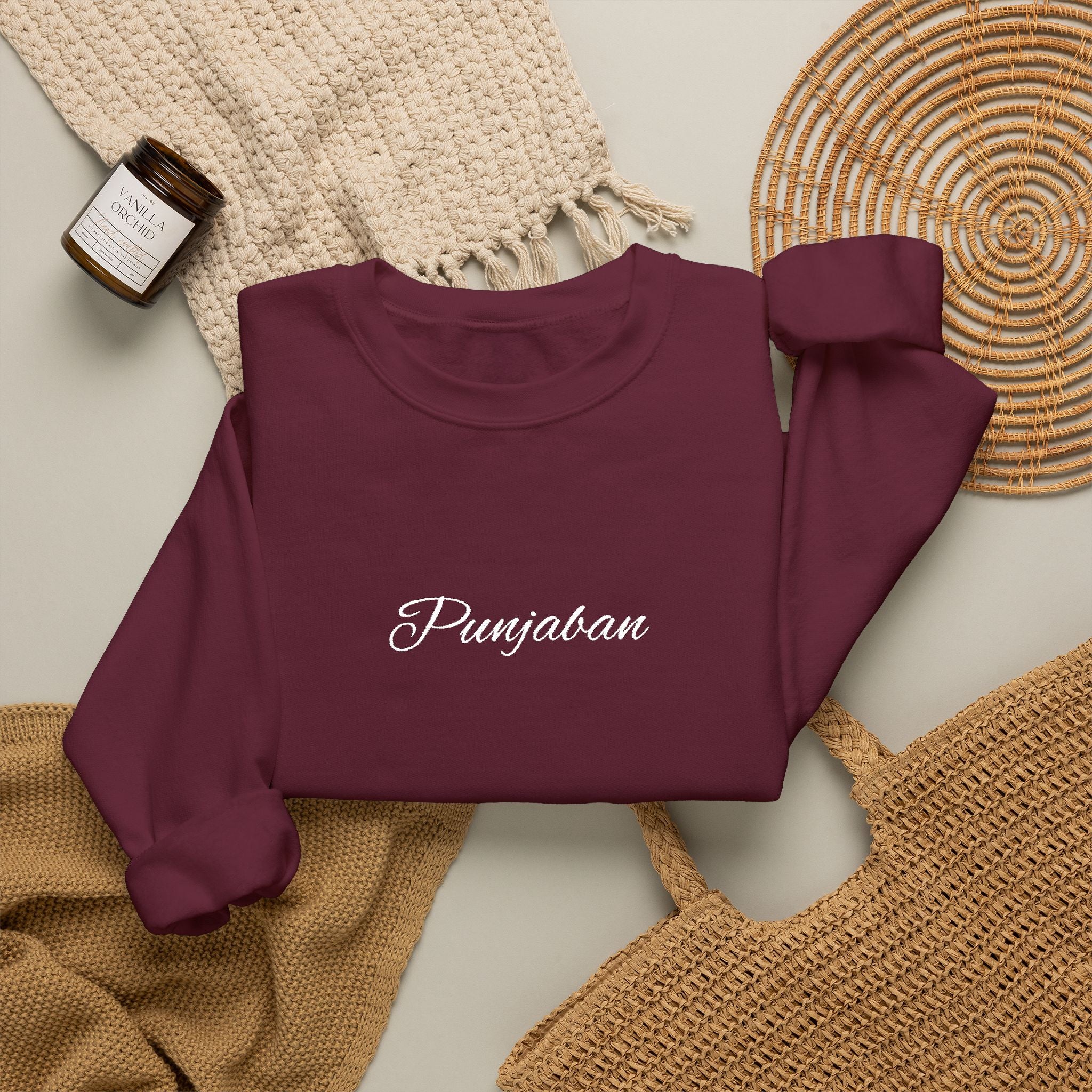 Embroidered Punjaban Sweatshirt