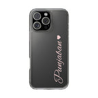 Punjaban clear phone case