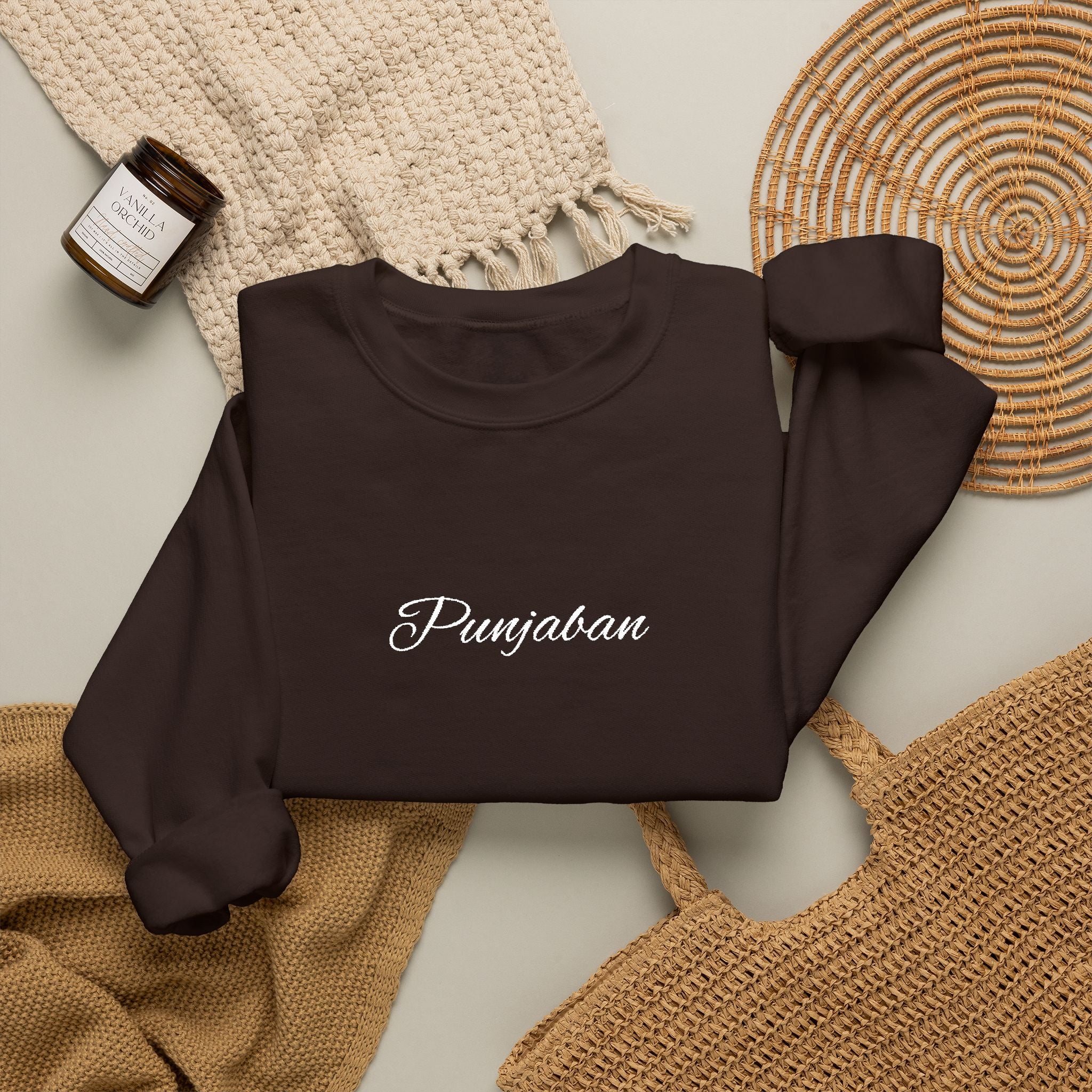 Embroidered Punjaban Sweatshirt