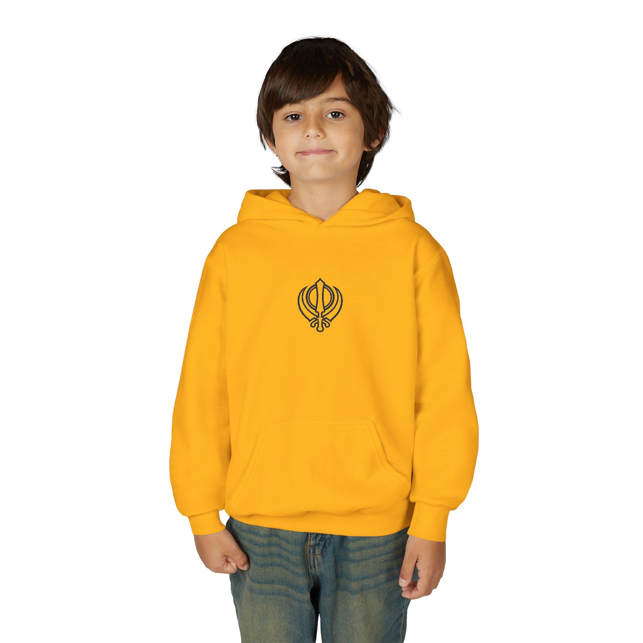Embroidered Junior Khanda Hoodie