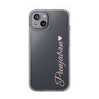 Punjaban clear phone case