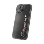 Punjaban clear phone case
