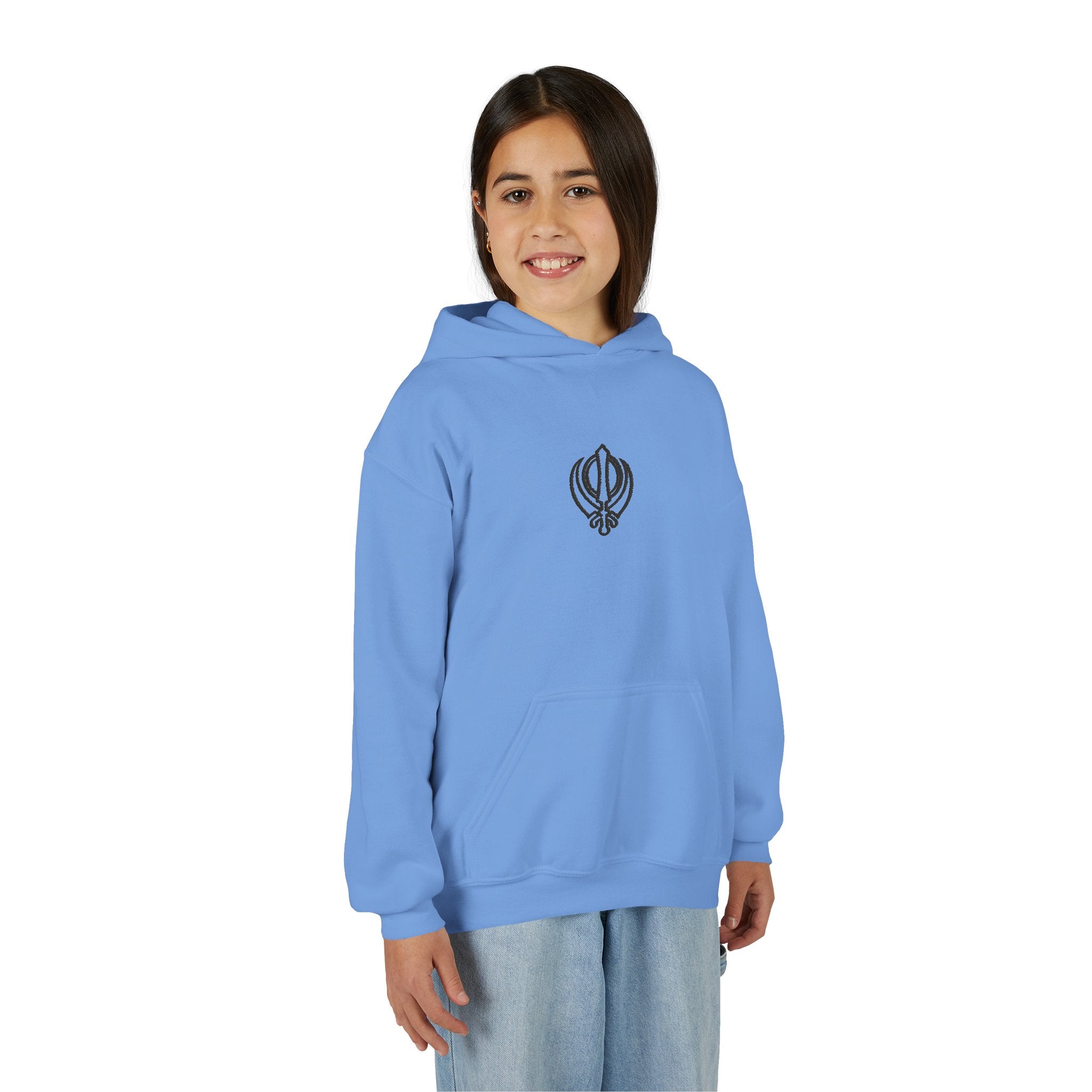 Embroidered Junior Khanda Hoodie