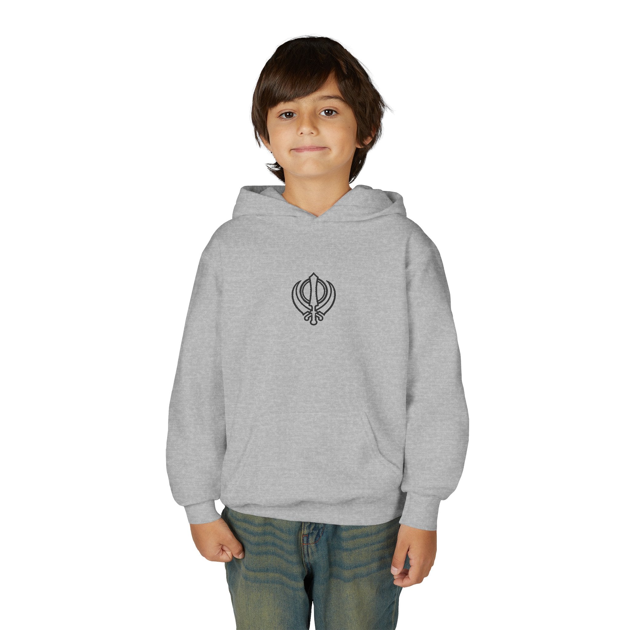 Embroidered Junior Khanda Hoodie