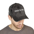 Embroidered "Singh is King" Cap