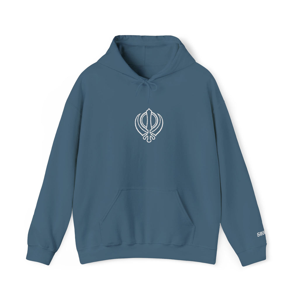 Embroidered Khanda unisex Hoodie