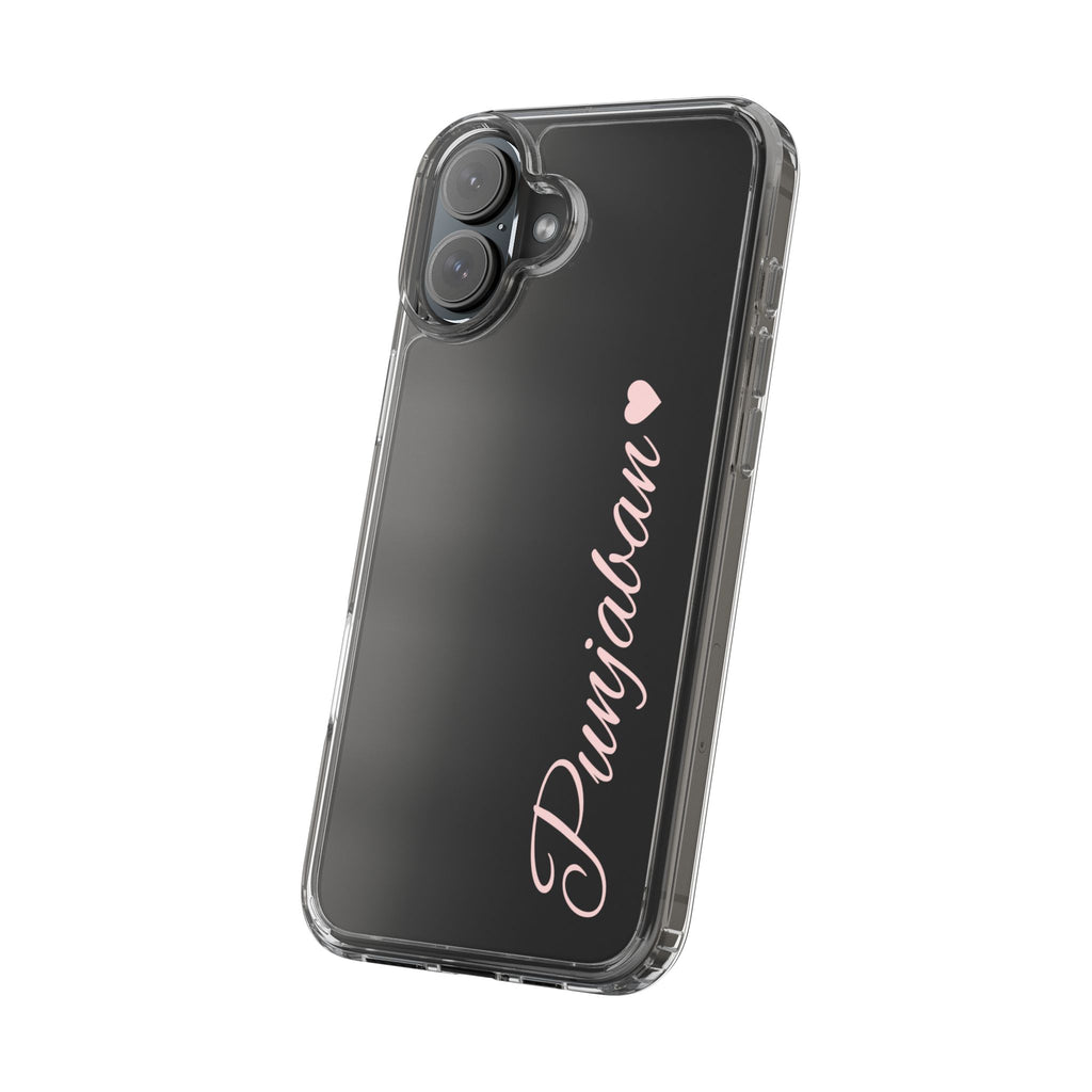 Punjaban clear phone case