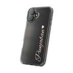 Punjaban clear phone case