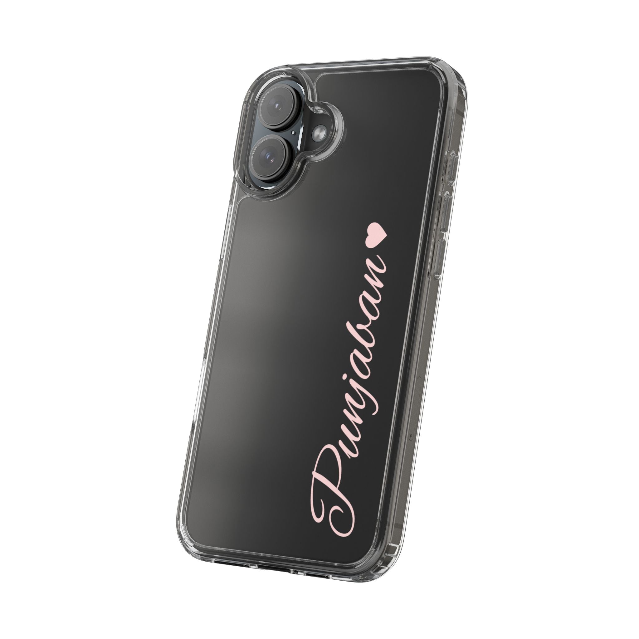 Punjaban clear phone case