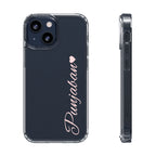 Punjaban clear phone case