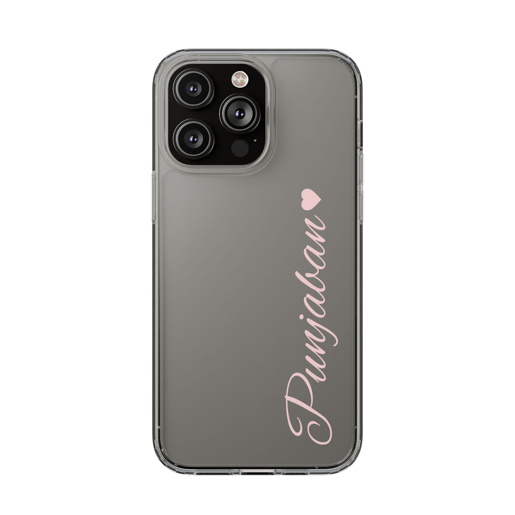 Punjaban clear phone case