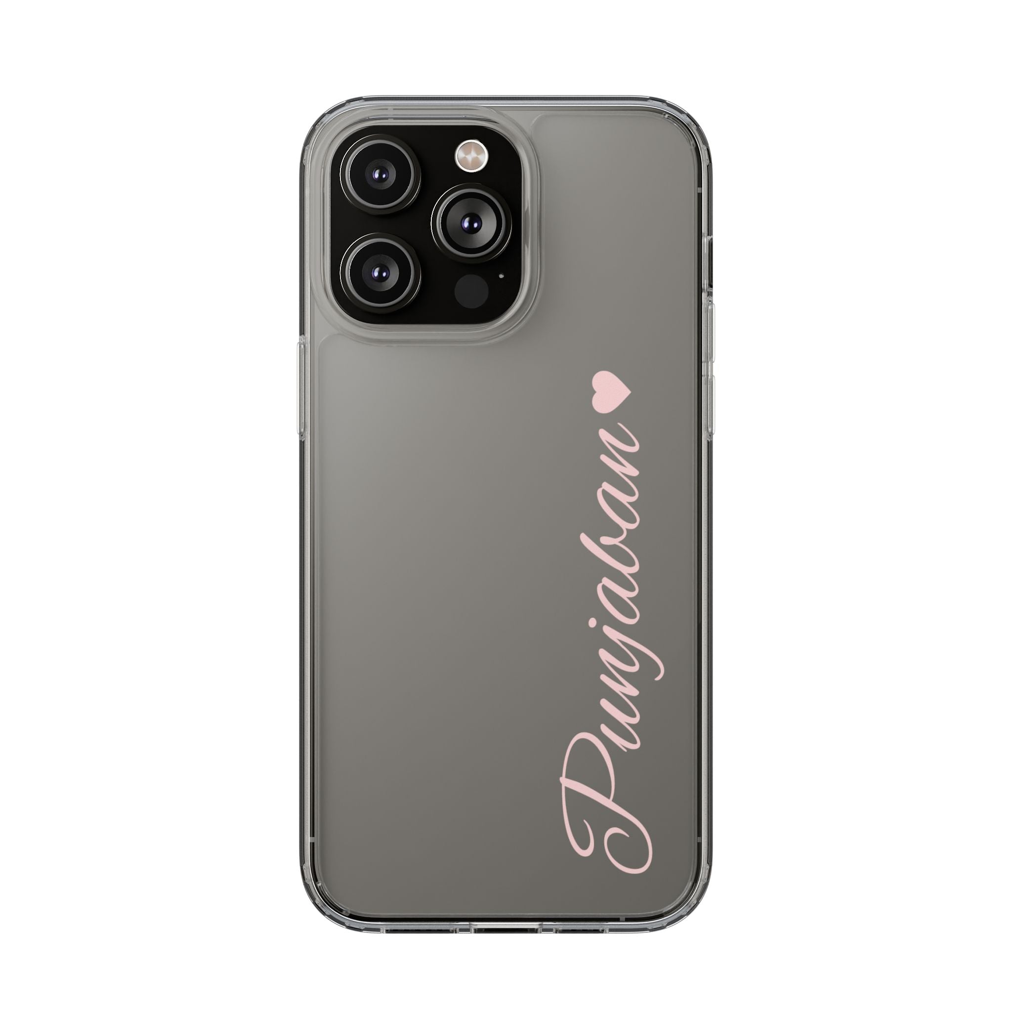 Punjaban clear phone case